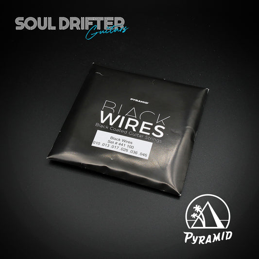 Pyramid Black Wires Electric Guitar Strings (.010-.046)