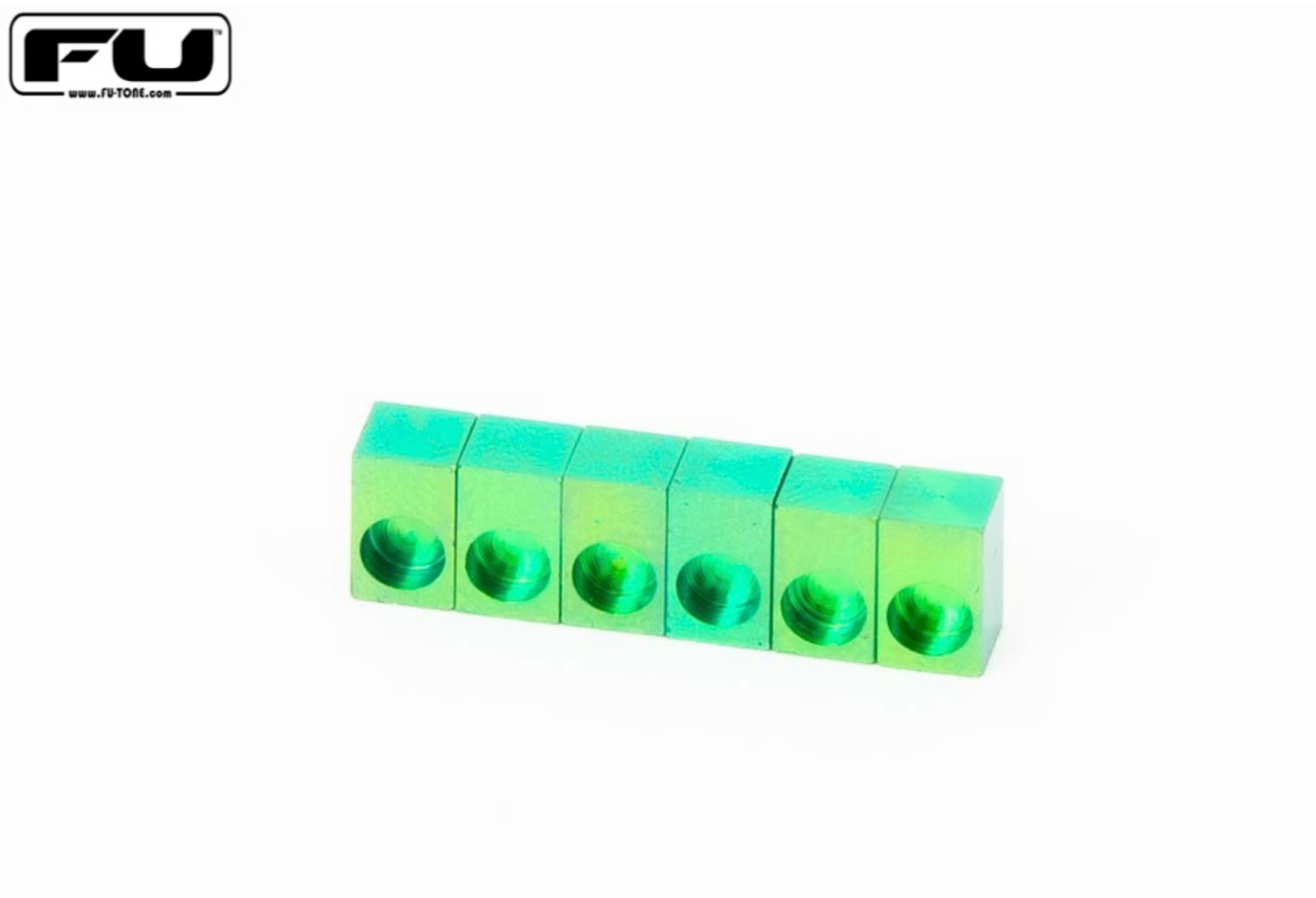 FU-Tone Titanium Saddle Insert Set (6) - Green