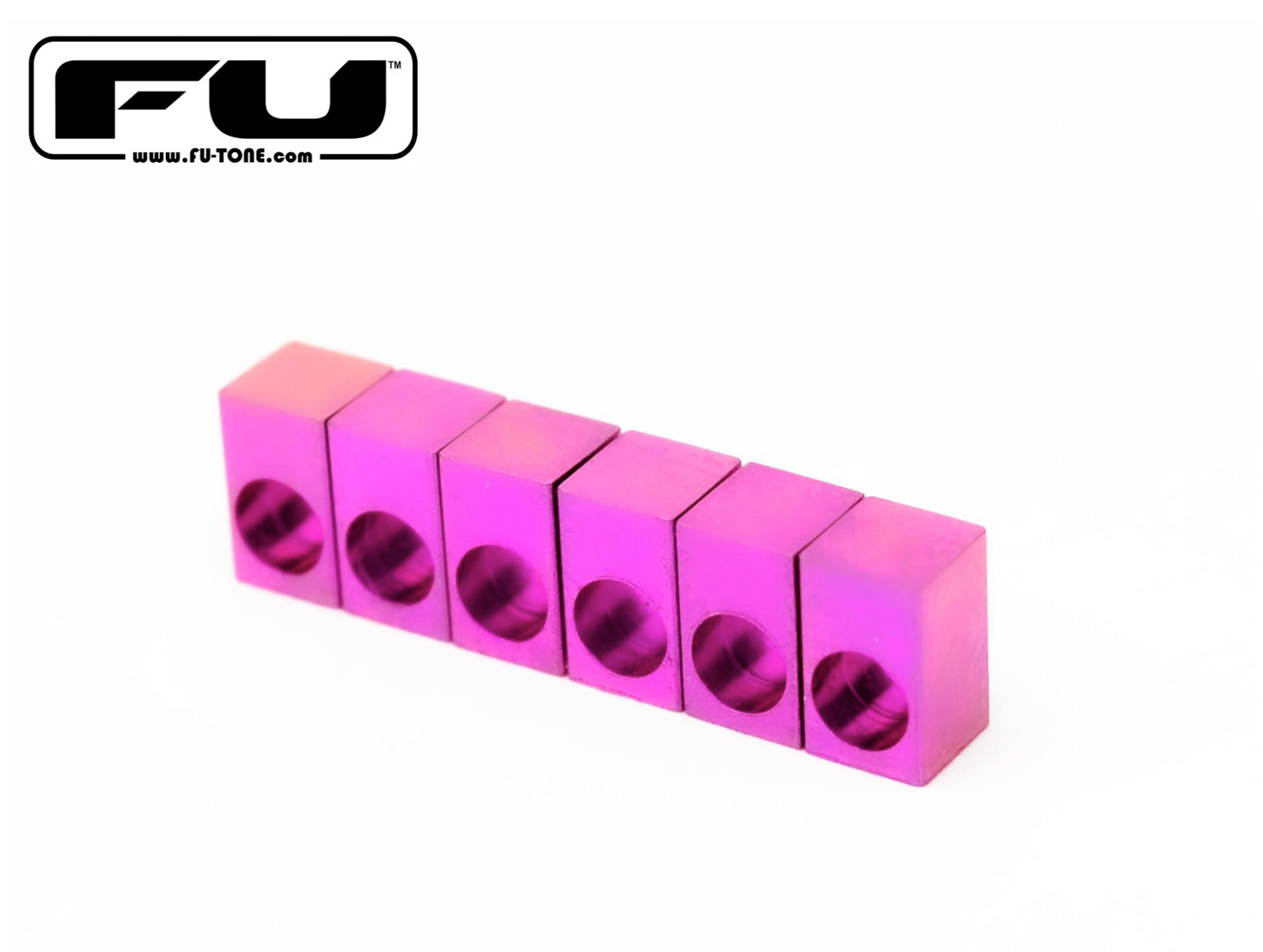 FU-Tone Titanium Saddle Insert Set (6) - Purple