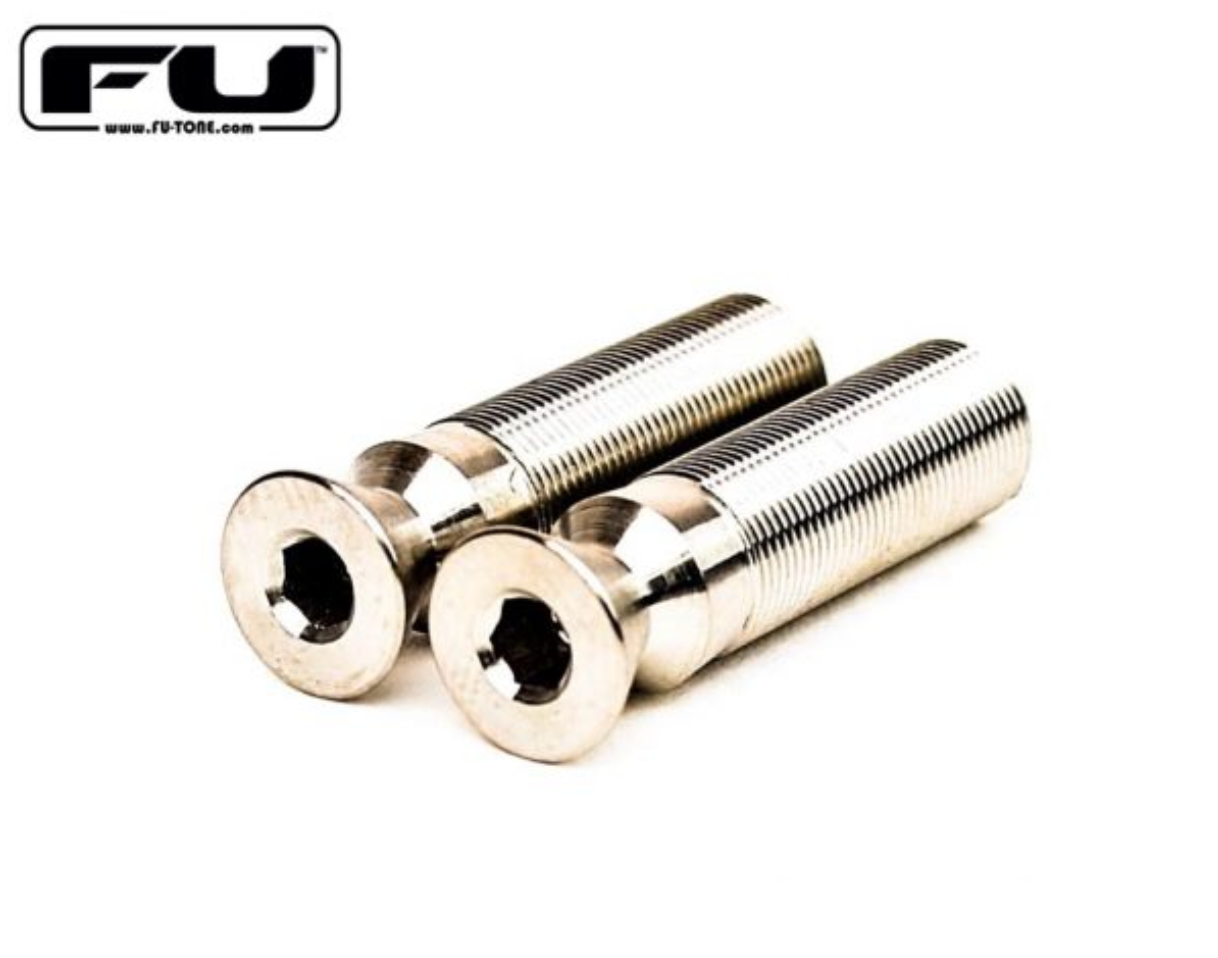 FU-Tone Titanium Bridge Posts - Silver/Chrome