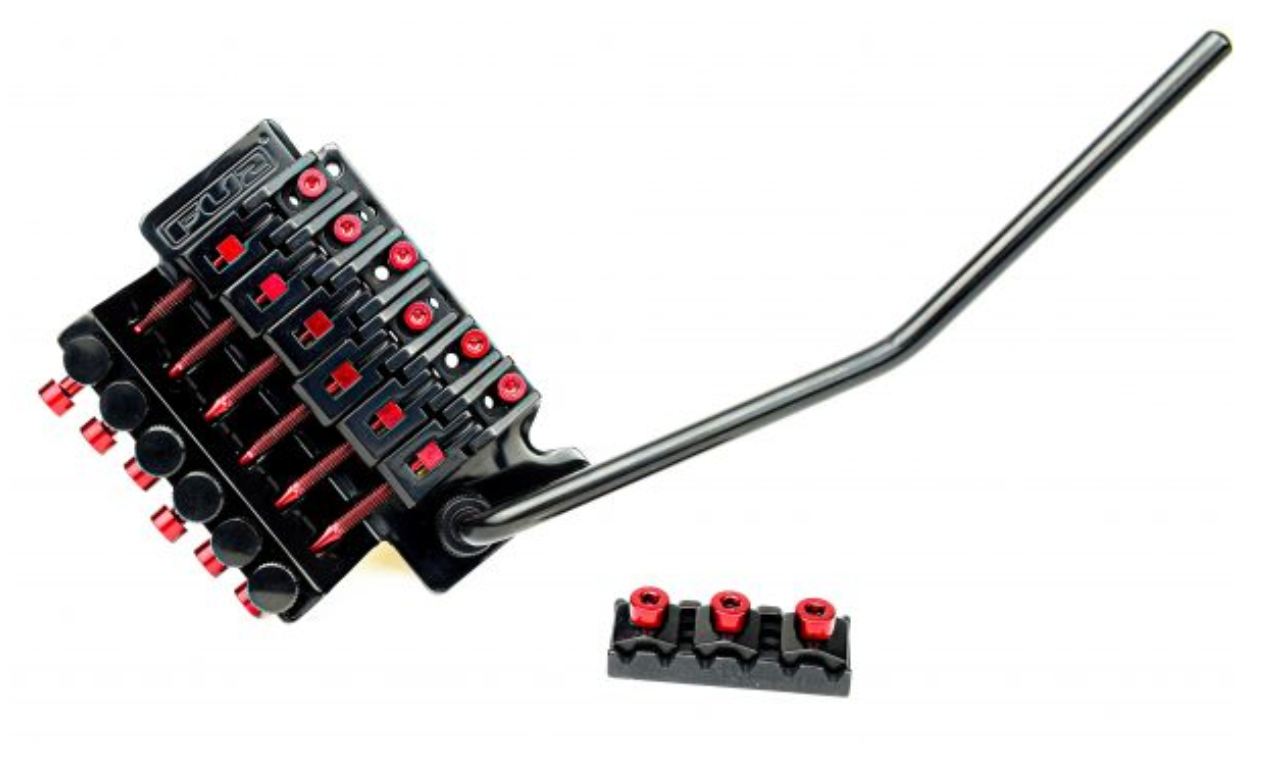 FU-Tone Titanium Saddle Mounting Screw Set (6) - Red