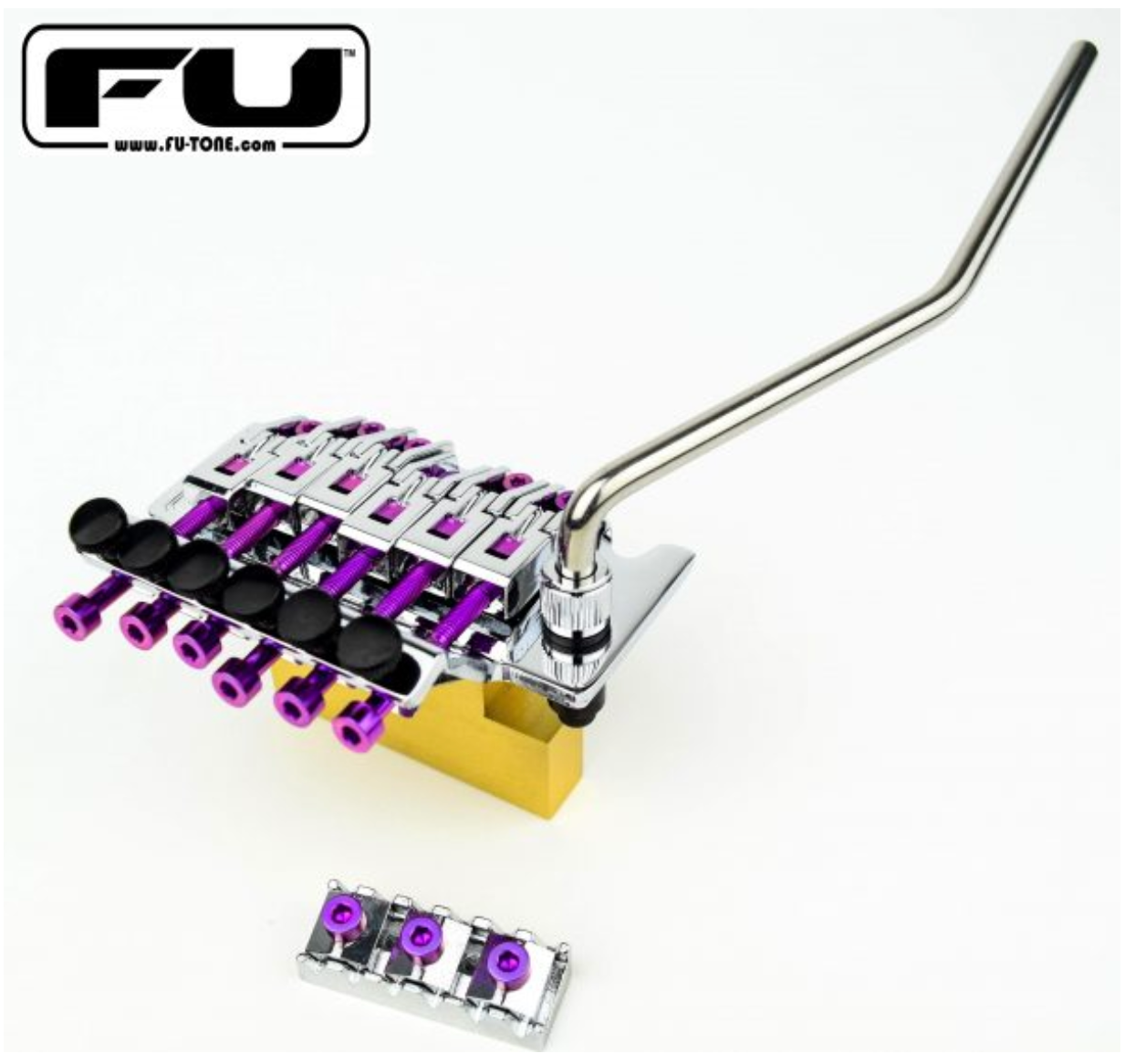 FU-Tone Titanium Saddle Mounting Screw Set (6) - Purple