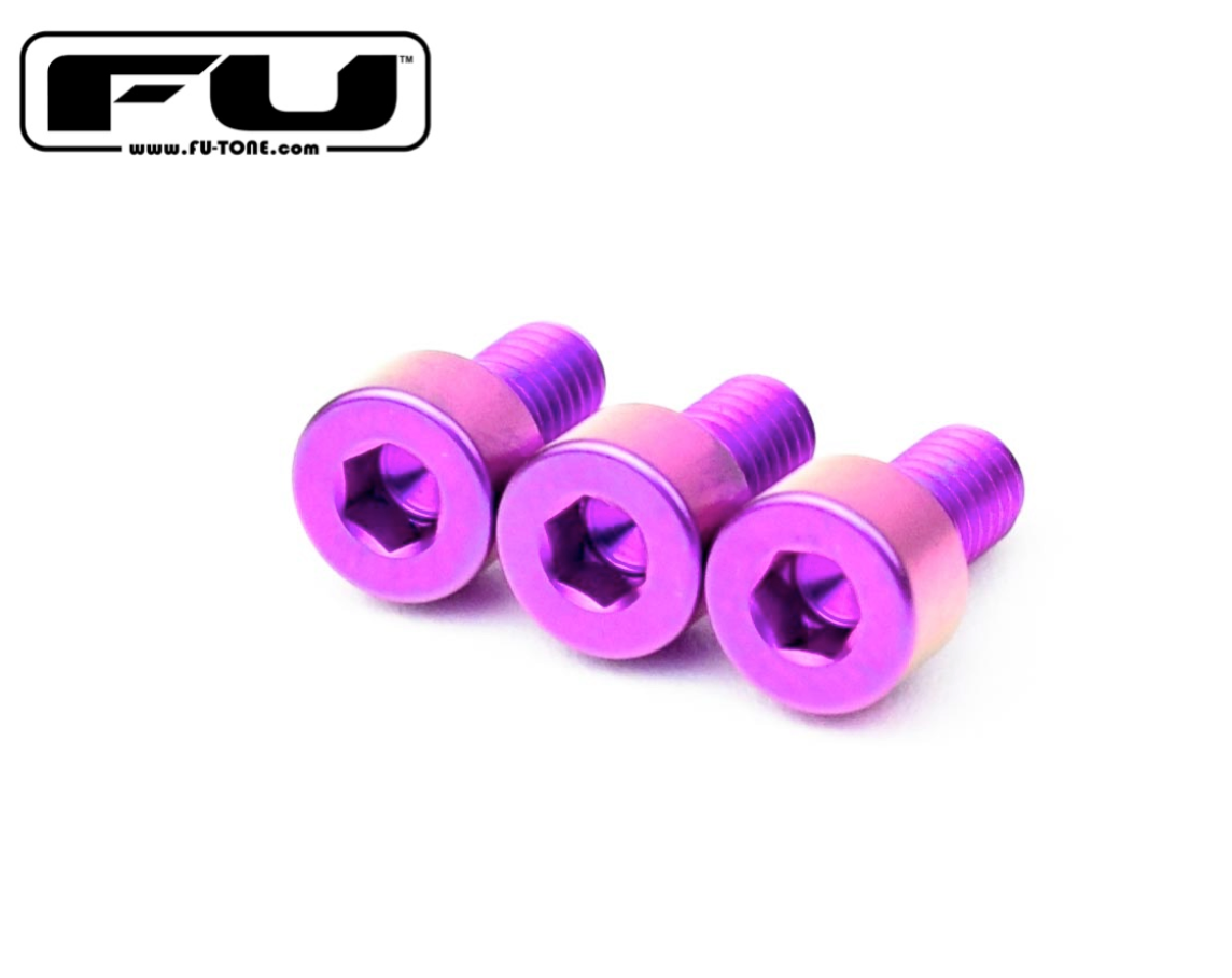 FU-Tone Titanium Nut Clamping Screw Set (3) - Purple