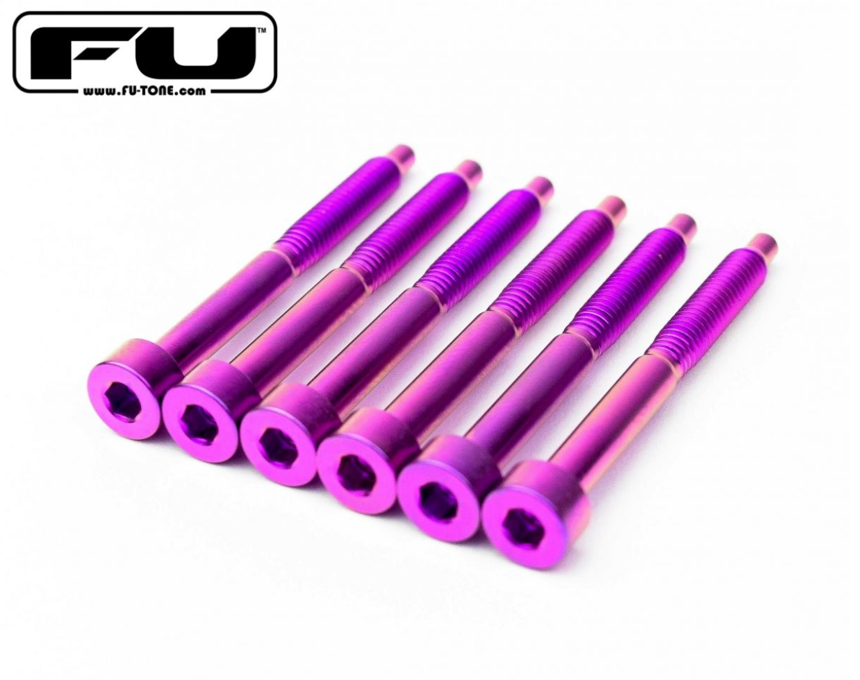 FU-Tone Titanium String Lock Screw Set (6) - Purple
