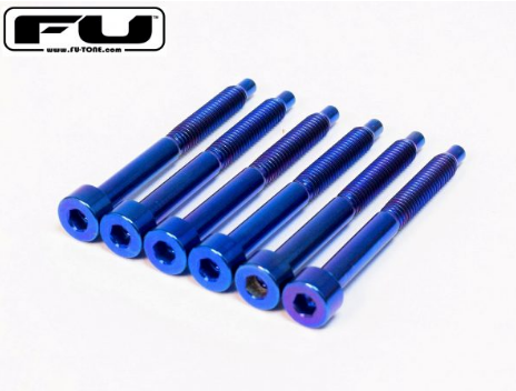 FU-Tone Titanium String Lock Screw Set (6) - Blue