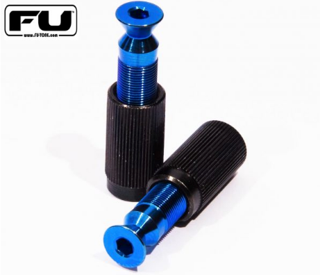 FU-Tone Titanium Bridge Posts - Blue