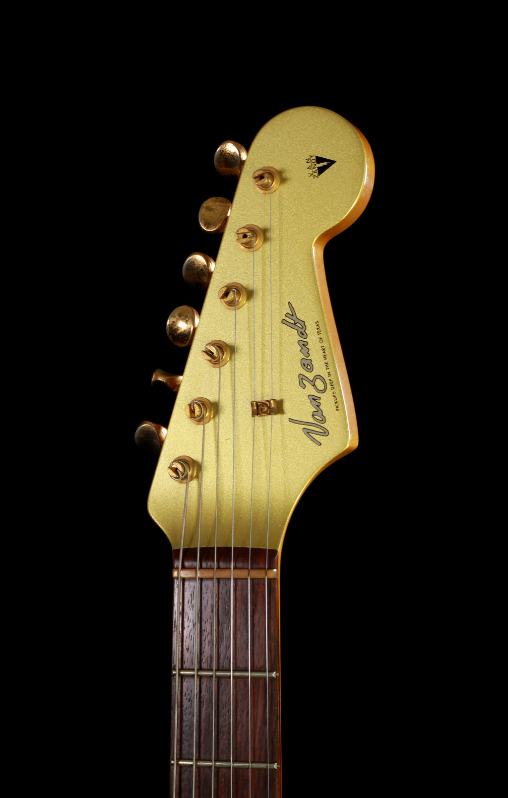 Van Zandt Vanzandt STV-R2 Made in Japan Strat Golden Mist with Matching Headstock
