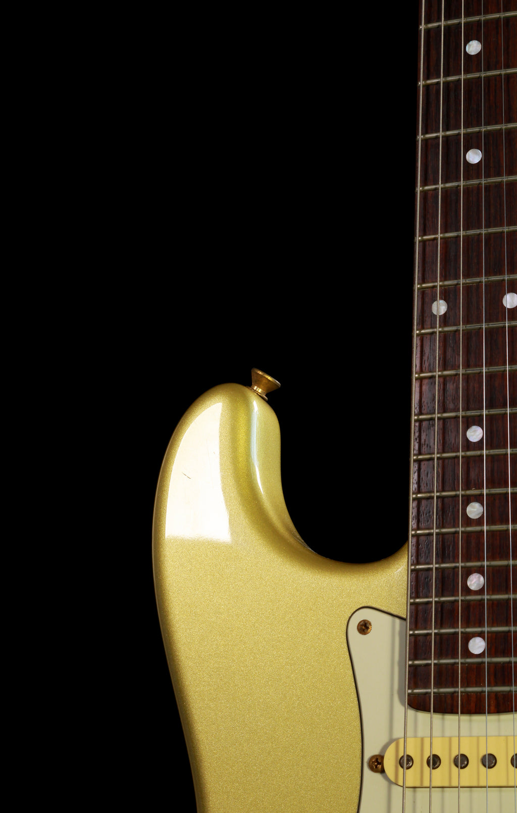 Van Zandt Vanzandt STV-R2 Made in Japan Strat Golden Mist with Matching Headstock