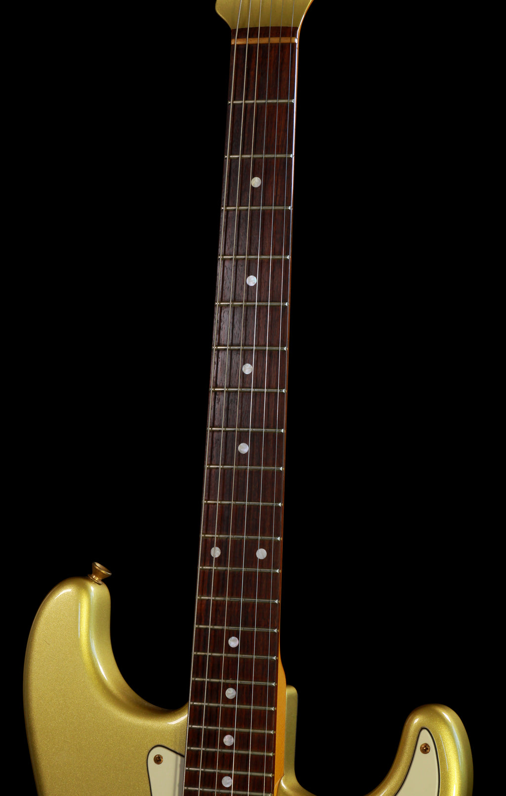 Van Zandt Vanzandt STV-R2 Made in Japan Strat Golden Mist with Matching Headstock