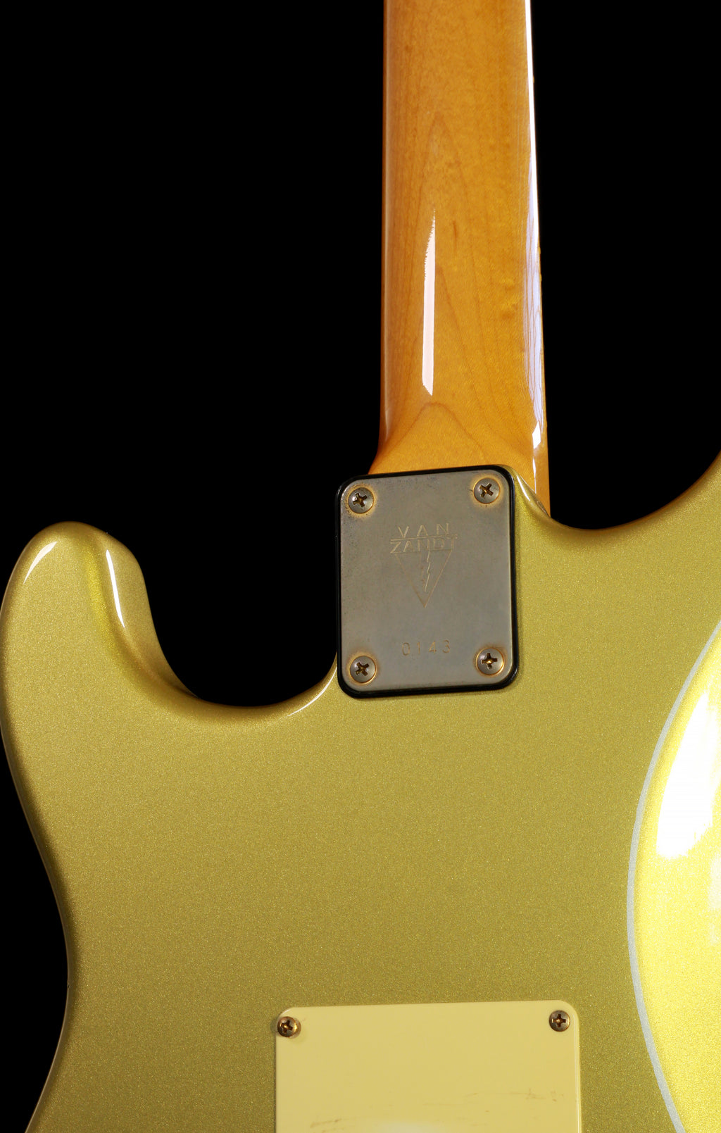 Van Zandt Vanzandt STV-R2 Made in Japan Strat Golden Mist with Matching Headstock