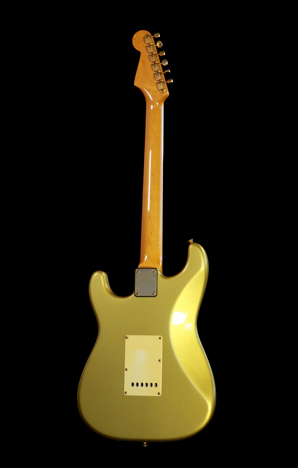 Van Zandt Vanzandt STV-R2 Made in Japan Strat Golden Mist with Matching Headstock