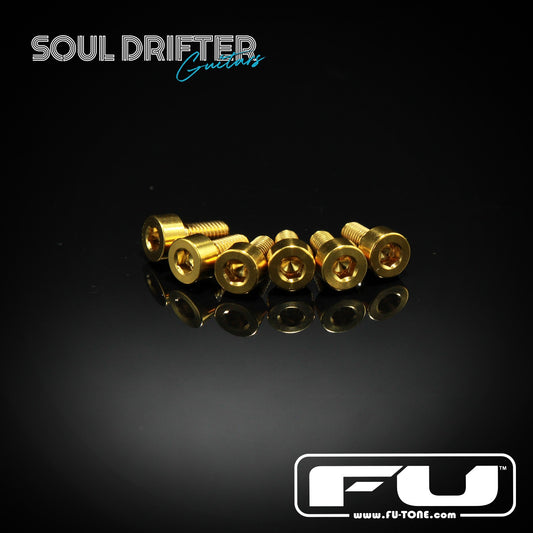 FU-Tone Titanium Saddle Mounting Screw Set (6) - Gold