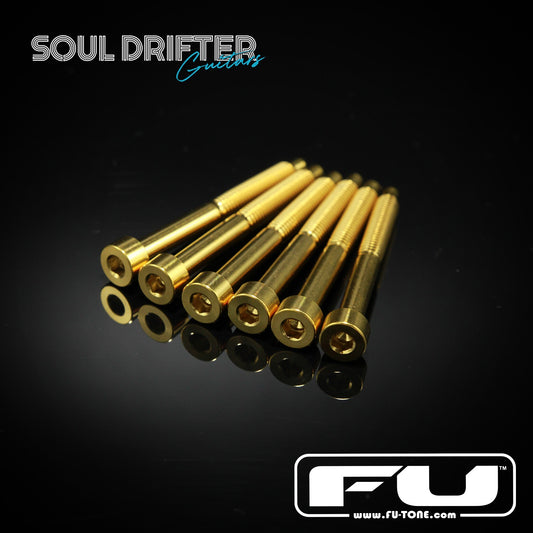 FU-Tone Titanium String Lock Screw Set (6) - Gold
