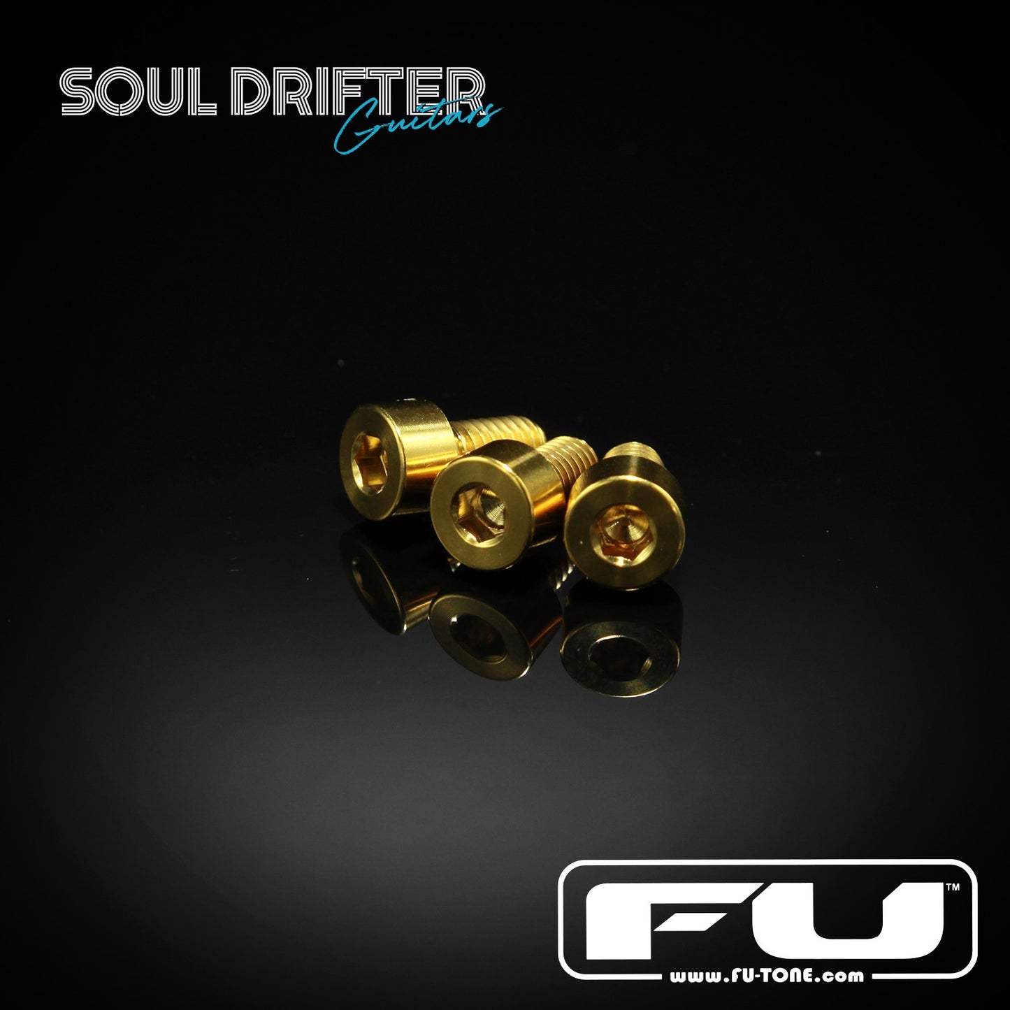 FU-Tone Titanium Nut Clamping Screw Set (3) - Gold