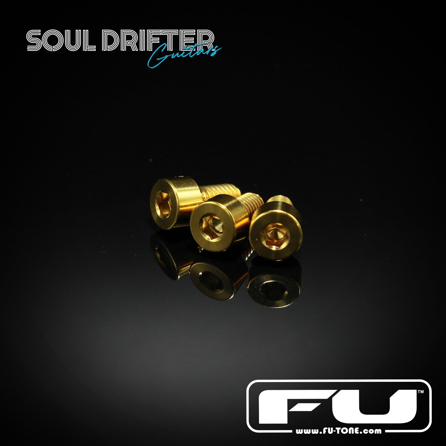 FU-Tone Titanium Nut Clamping Screw Set (3) - Gold