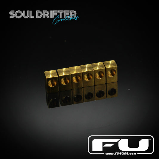 FU-Tone Titanium Saddle Insert Set (6) - Gold