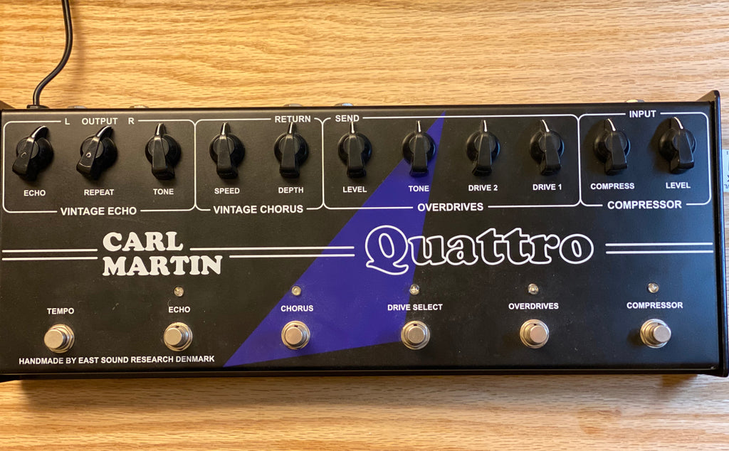 Carl Martin Quattro (Compressor, Overdrive, Chorus, Delay)